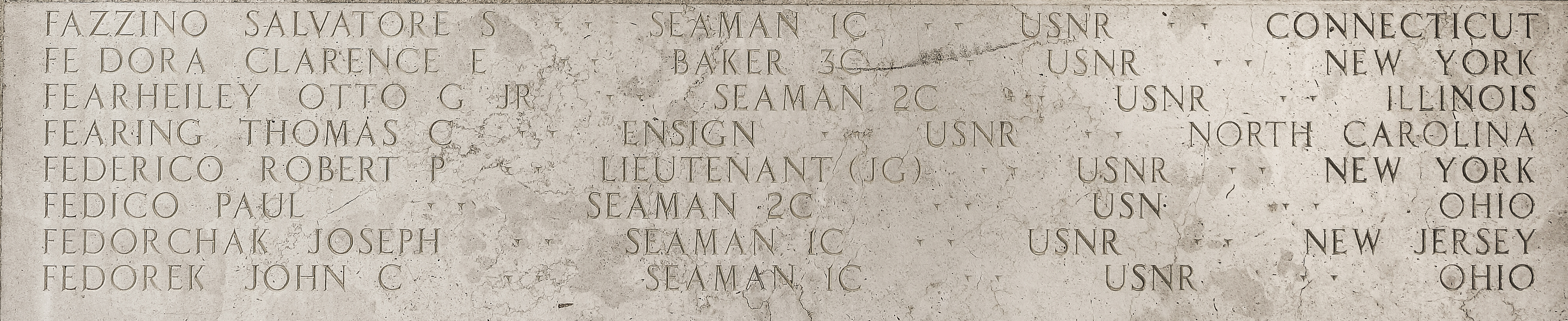 Otto G. Fearheiley, Seaman Second Class